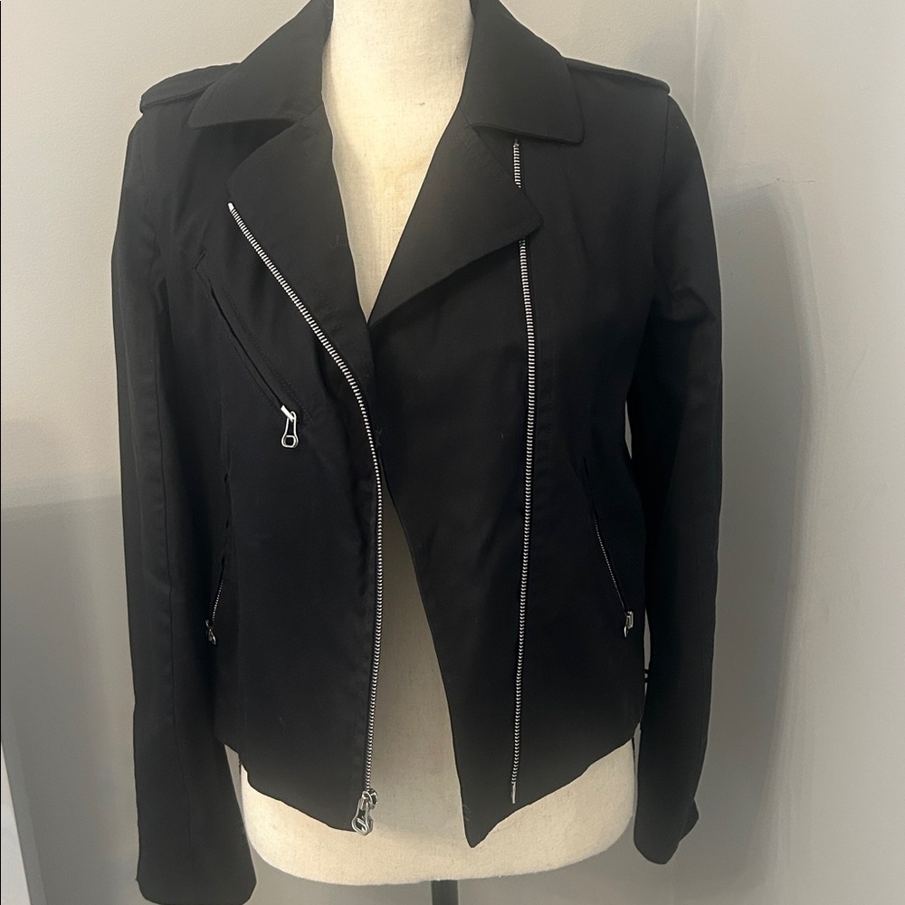 Rag & Bone Classic Black Moto Jacket